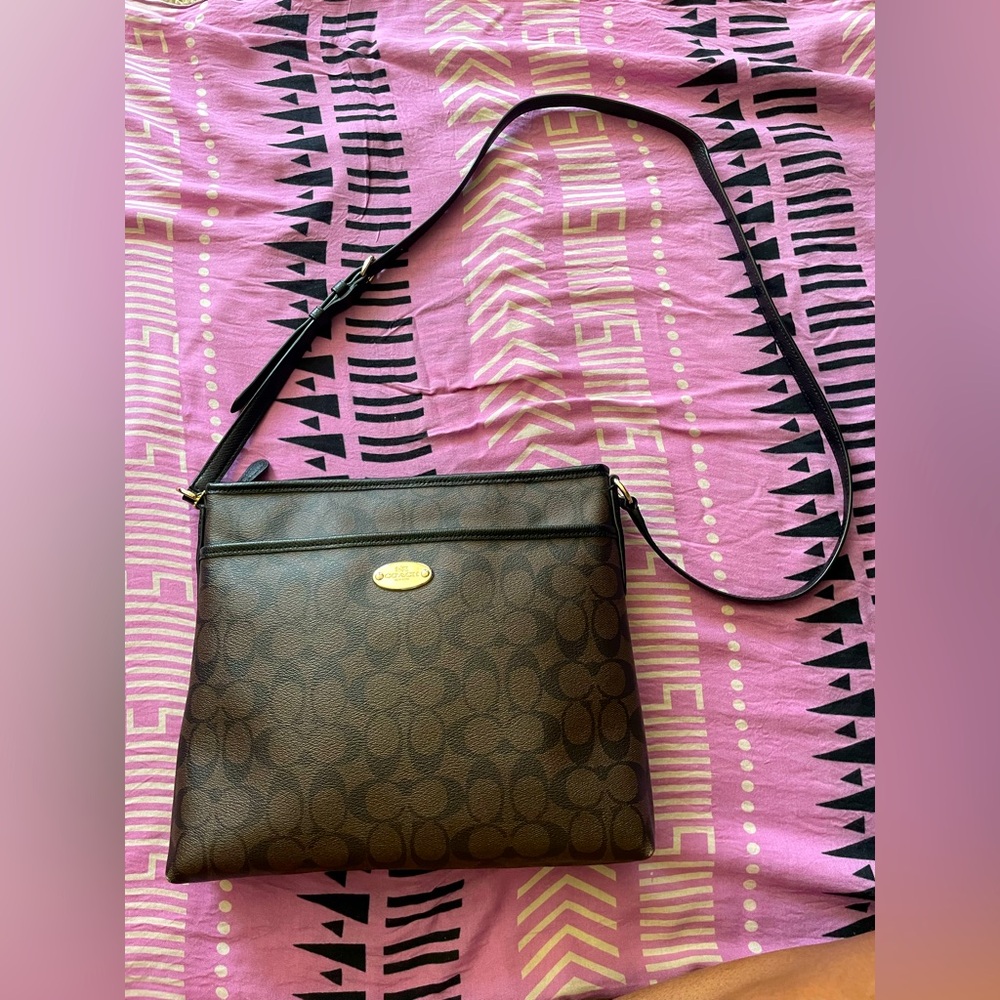 Coach Monogram Crossbody Bag